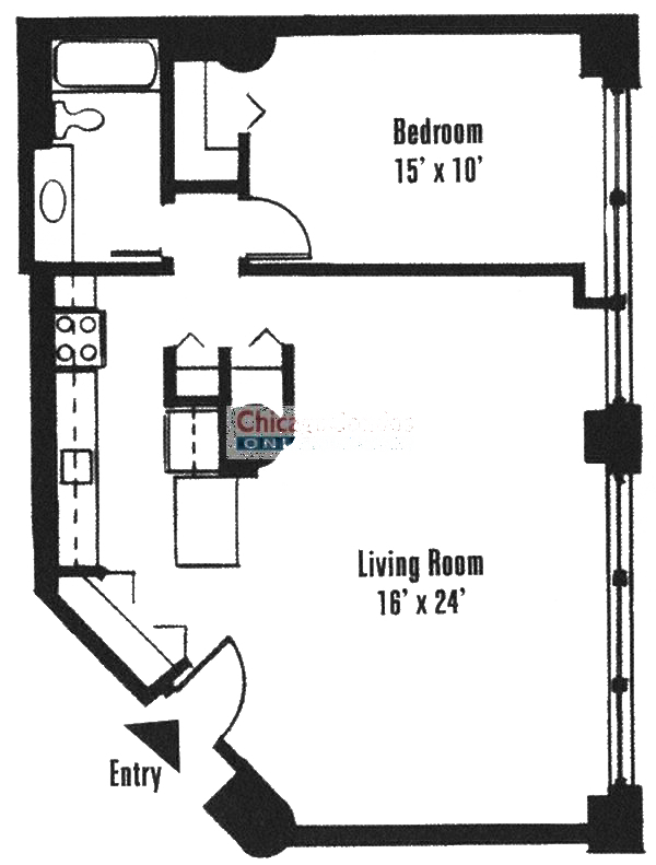 801 S Wells Floorplan - 11 Tier*