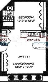 1500 W Monroe Floorplan - 111 Tier
