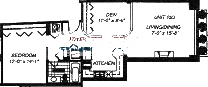 1500 W Monroe Floorplan - 123 Tier