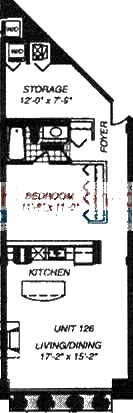 1500 W Monroe Floorplan - 126 Tier