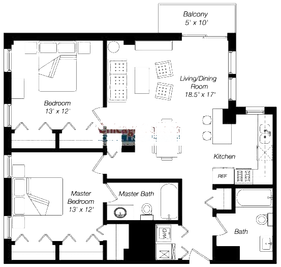 4144 N Sheridan Floorplan - 08 Tier