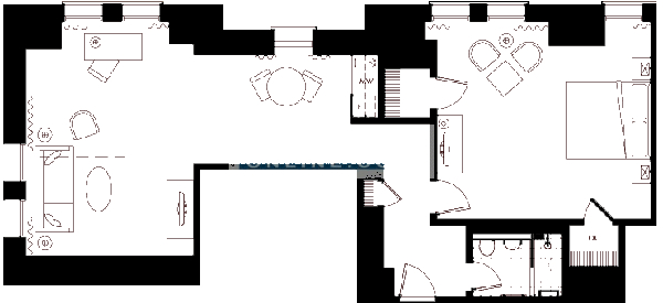 201 E Delaware Floorplan - 205 Tier