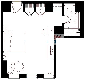 201 E Delaware Floorplan - 212 Tier