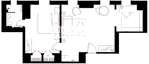 201 E Delaware Floorplan - 301-1701 Tier*