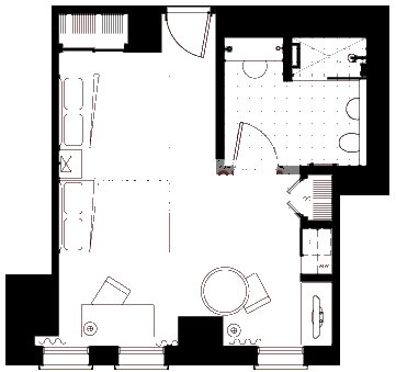 201 E Delaware Floorplan - 311-1711 Tier*