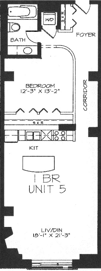 360 W Illinois Floorplan - 105 Tier
