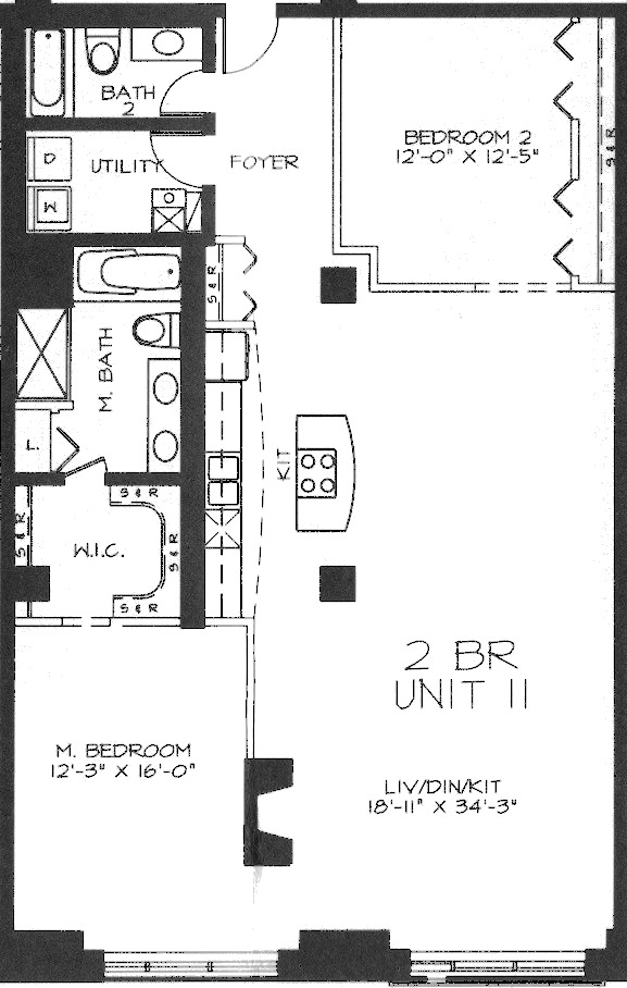 360 W Illinois Floorplan - 111 Tier*
