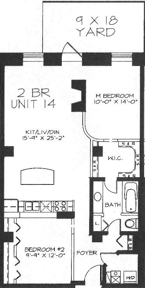360 W Illinois Floorplan - 114 Tier
