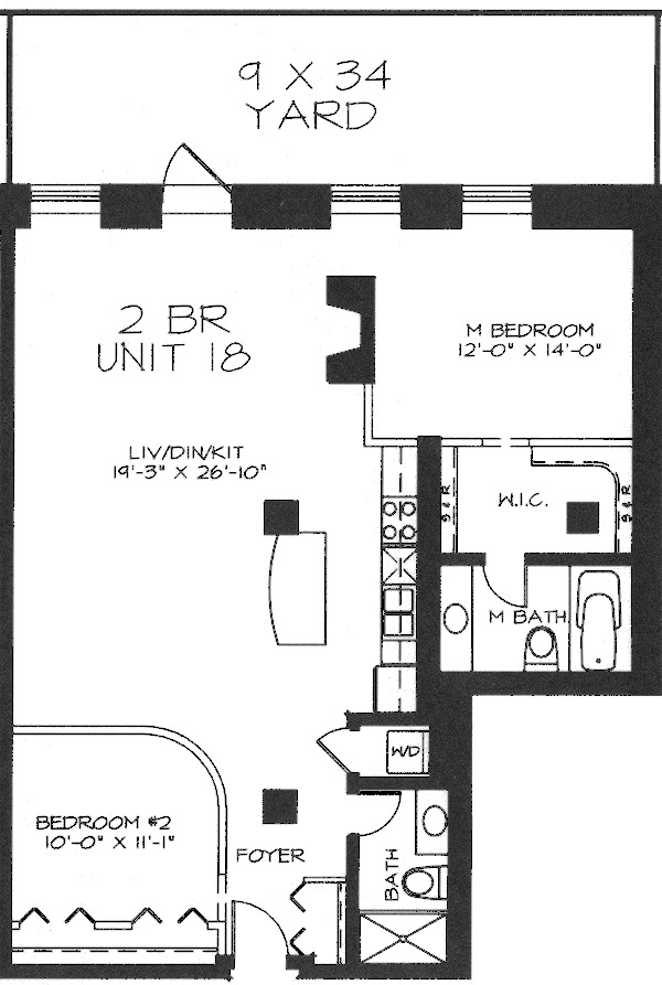 360 W Illinois Floorplan - 118 Tier