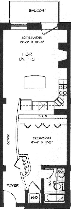 360 W Illinois Floorplan - 210-510 Tier