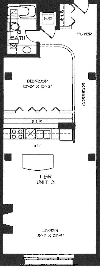 360 W Illinois Floorplan - 221-521 Tier*