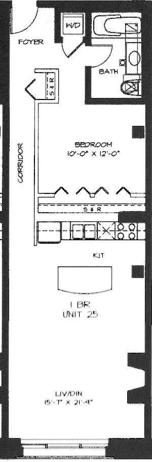360 W Illinois Floorplan - 225-525 Tier*