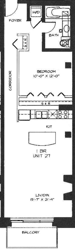 360 W Illinois Floorplan - 227-527 Tier*