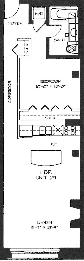 360 W Illinois Floorplan - 229-529 Tier*