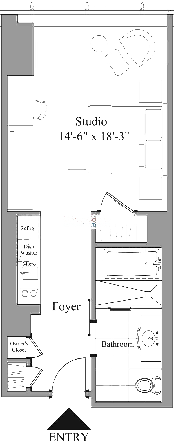 401 N Wabash Floorplan - 1806-2706 Tier*
