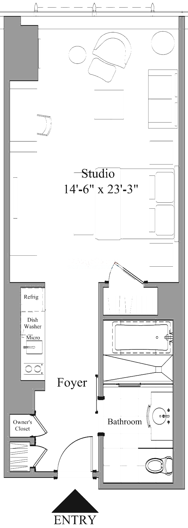 401 N Wabash Floorplan - 1714, 1814-2714, 1816-2716, 1818-2718, 1820-2720 T