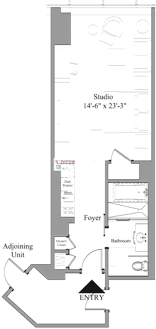 401 N Wabash Floorplan - 1824-2724 Tier
