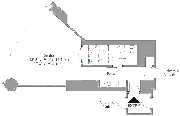 401 N Wabash Floorplan - 1830-2730 Tier*
