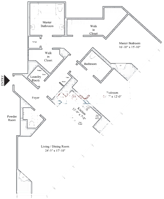 401 N Wabash Floorplan - 29K-40K Tier*