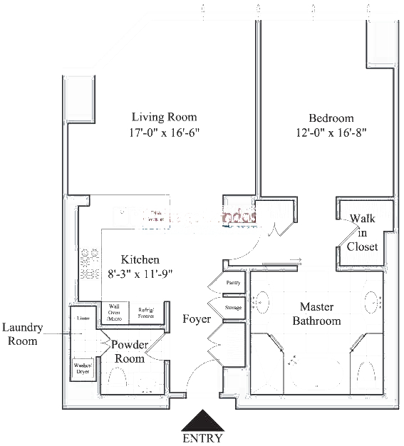 401 N Wabash Floorplan - 29D-49D Tier