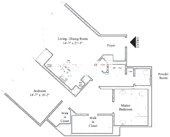 401 N Wabash Floorplan - 30G-40G Tier*