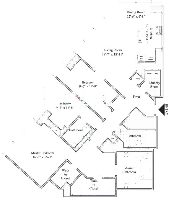 401 N Wabash Floorplan - 72C-85C Tier*