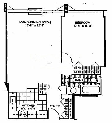 5100 N Marine Drive Floorplan - H Tier