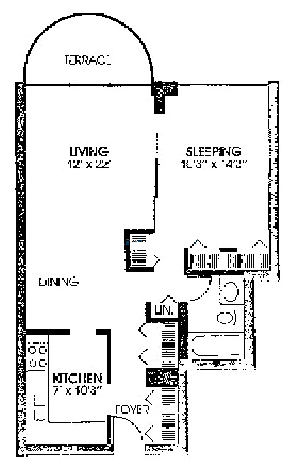 2020 N Lincoln Park West Floorplan - C Tier*