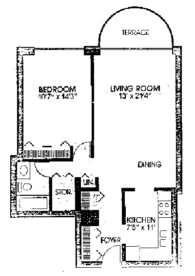 2020 N Lincoln Park West Floorplan - D Tier