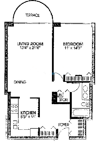2020 N Lincoln Park West Floorplan - E Tier