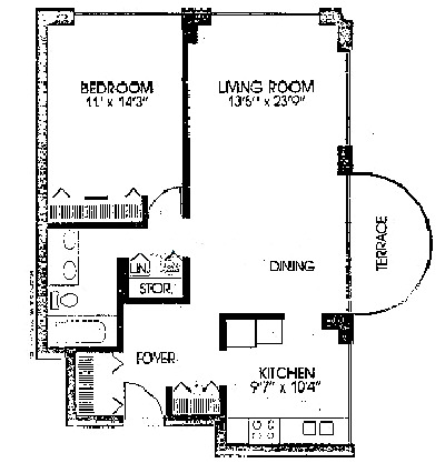 2020 N Lincoln Park West Floorplan - F Tier*