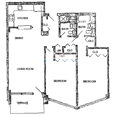 555 W Cornelia Ave Floorplan - 01 & 11 Tiers