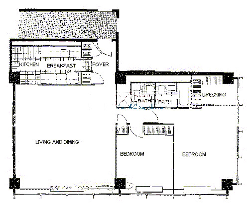 900 N Lake Shore Drive Floorplan - 12 Tier