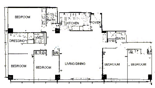 900 N Lake Shore Drive Floorplan - 20 Tier*
