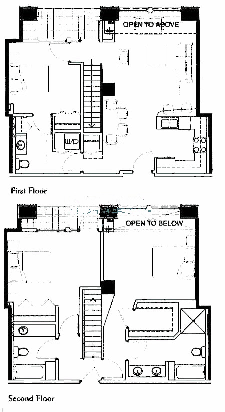 845 N Kingsbury Floorplan - Park Home 03 & 05 Tiers*