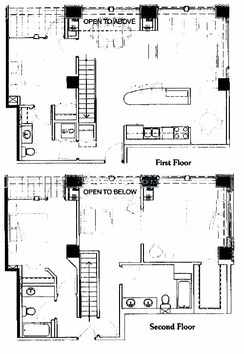 845 N Kingsbury Floorplan - Park Home P3 & P5 Tiers*