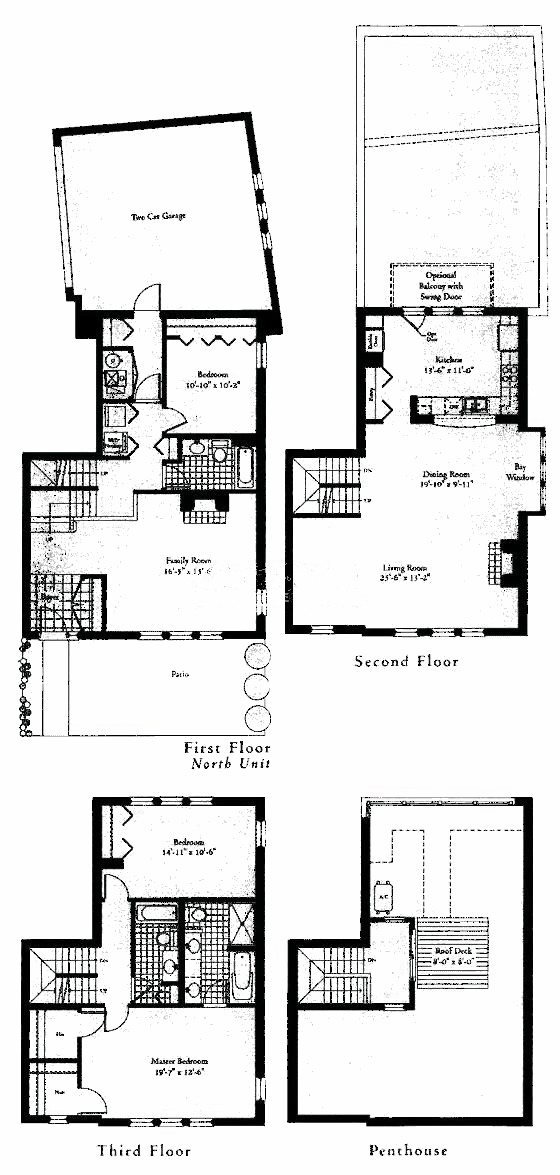 845 N Kingsbury Floorplan - River Homes B North Tier*