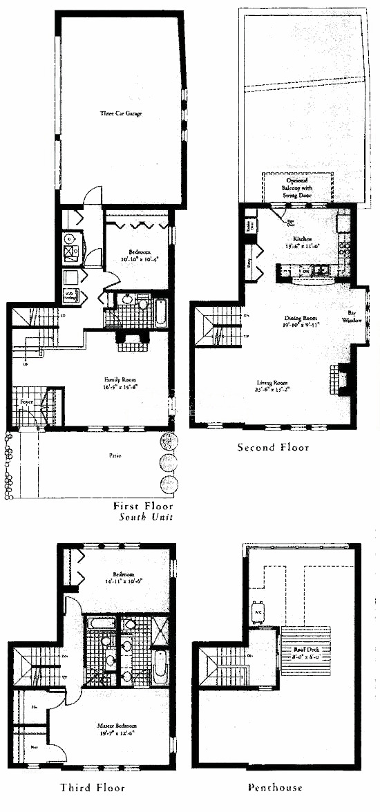 845 N Kingsbury Floorplan - River Home B South Tier*