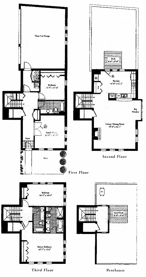 845 N Kingsbury Floorplan - River Home C Tier*