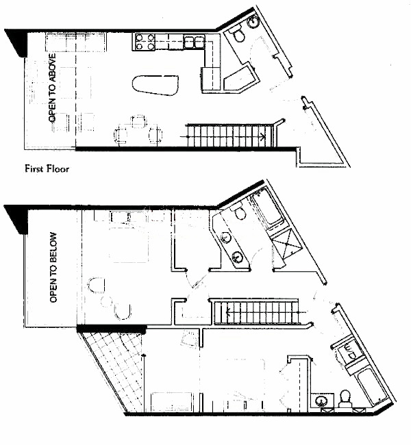 845 N Kingsbury Floorplan - River Homes E1, E3, & E5 Tier*