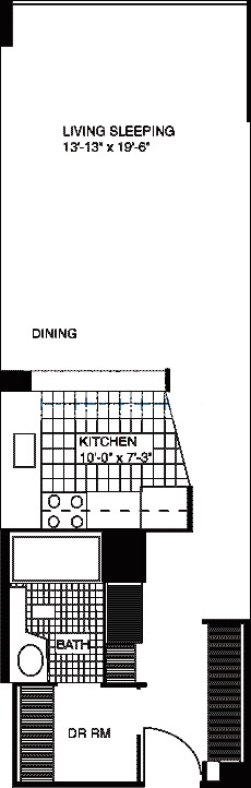 1636 N Wells Floorplan - 02, 04, 10, 12, 14 Tier