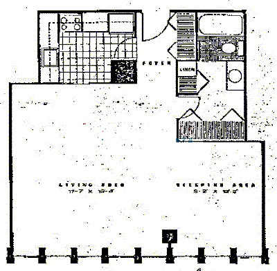 100 E Walton Floorplan - E Tier