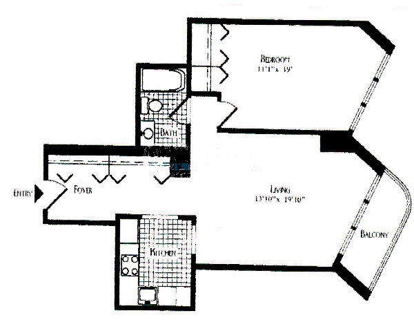 111 W Maple Floorplan - 05, 06 Tiers