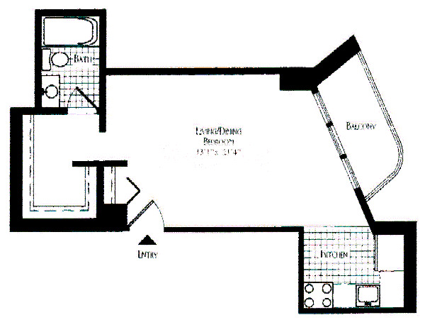 111 W Maple Floorplan - 07, 12 Tiers