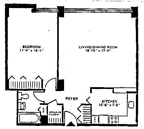 1255 N Sandburg Floorplan - 04, 09 Tiers