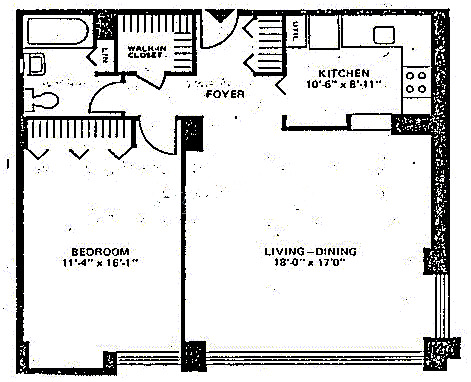 1255 N Sandburg Floorplan - 06, 07 Tiers