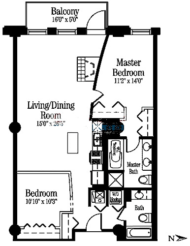 720 N Larrabee Floorplan - 04 Tier