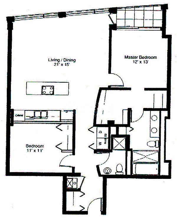 1530 S State Floorplan - C Tier*