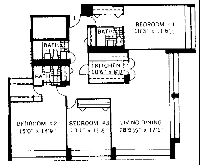 1700 E 56th Street Floorplan - 01 Tier