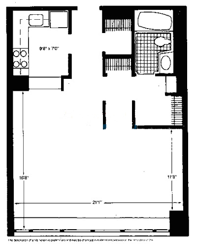 2800 N Lake Shore Drive Floorplan - 09, 11 & 13 Tiers